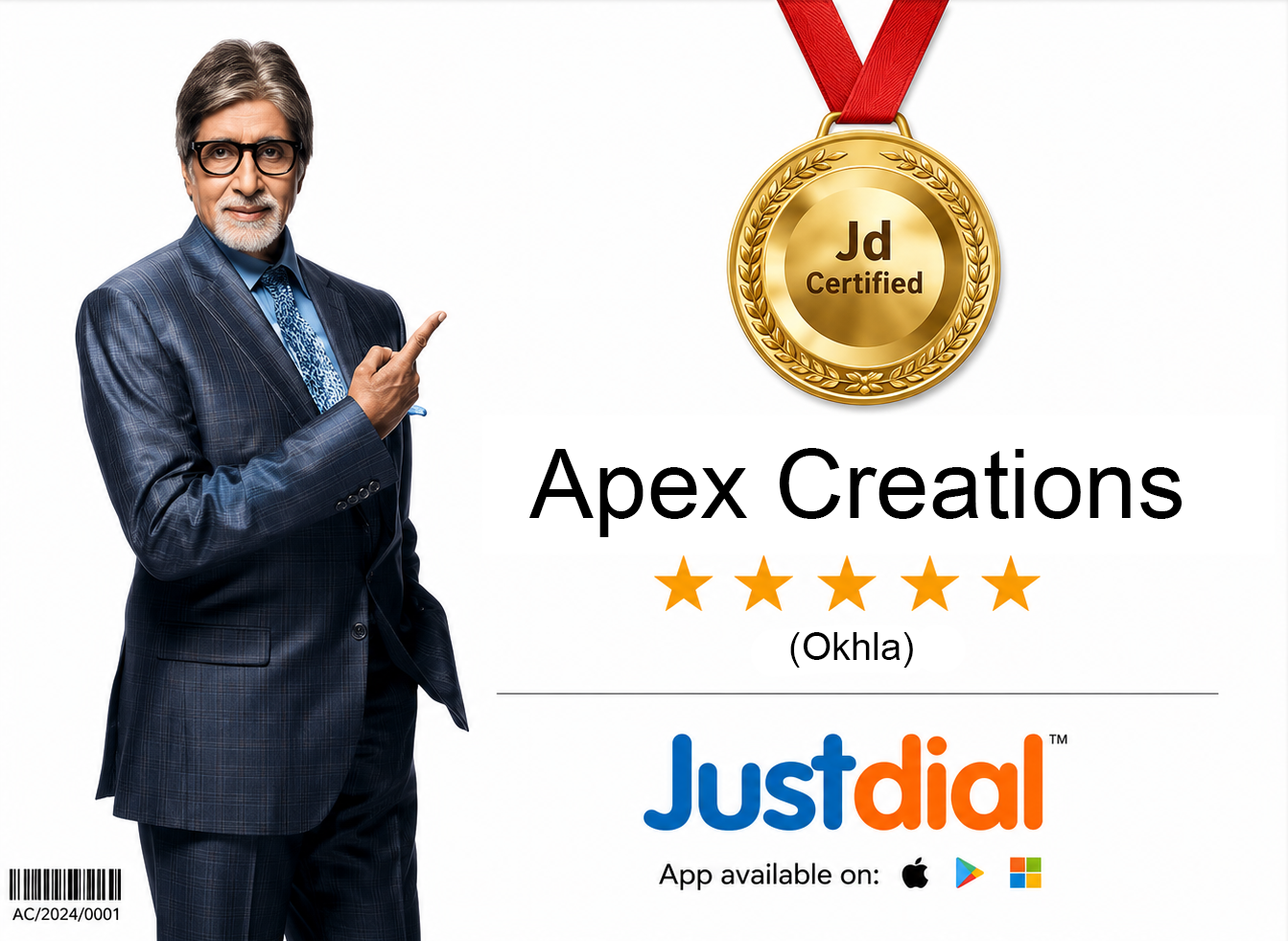 JustDial 5-Star Certified